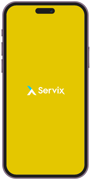 Descarga Servix y regístrate. 